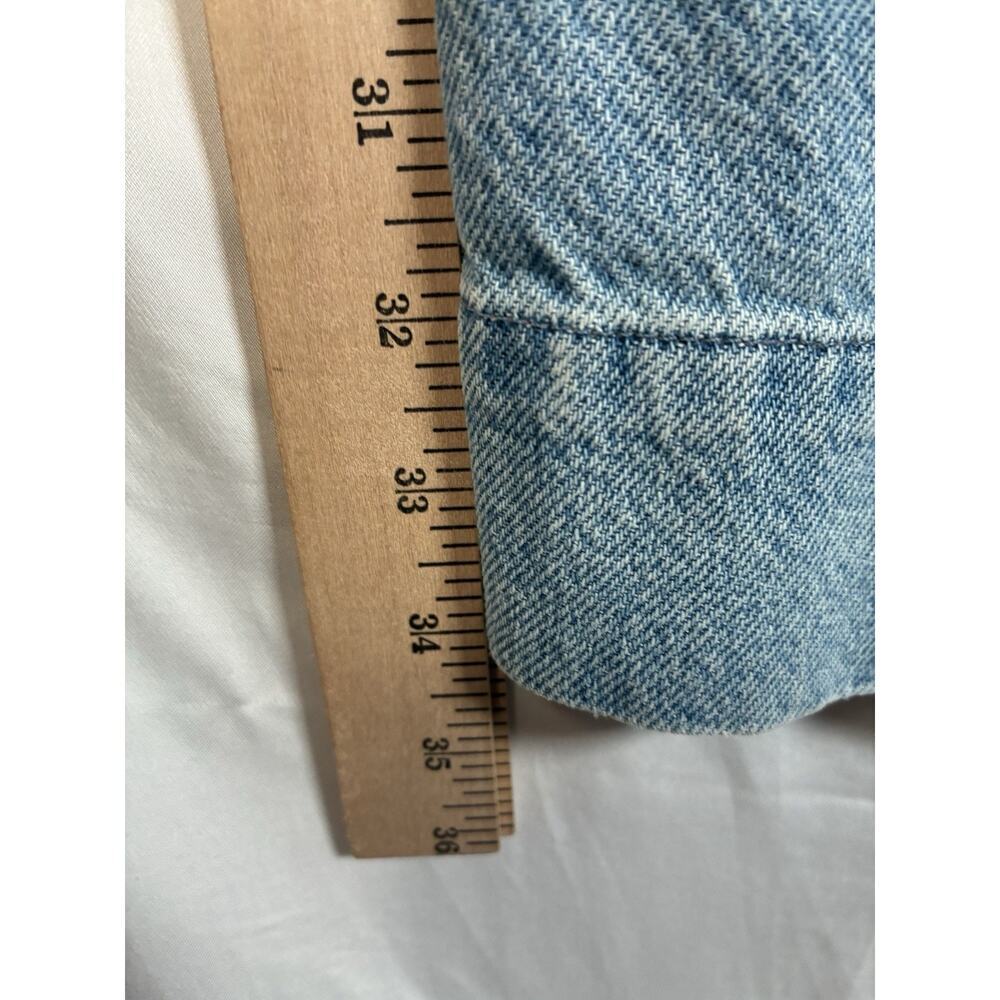 Madewell Womens 31 Tall NWT Superwide Leg High Rise Light Wash Denim Jeans Y2K - Picture 4 of 9